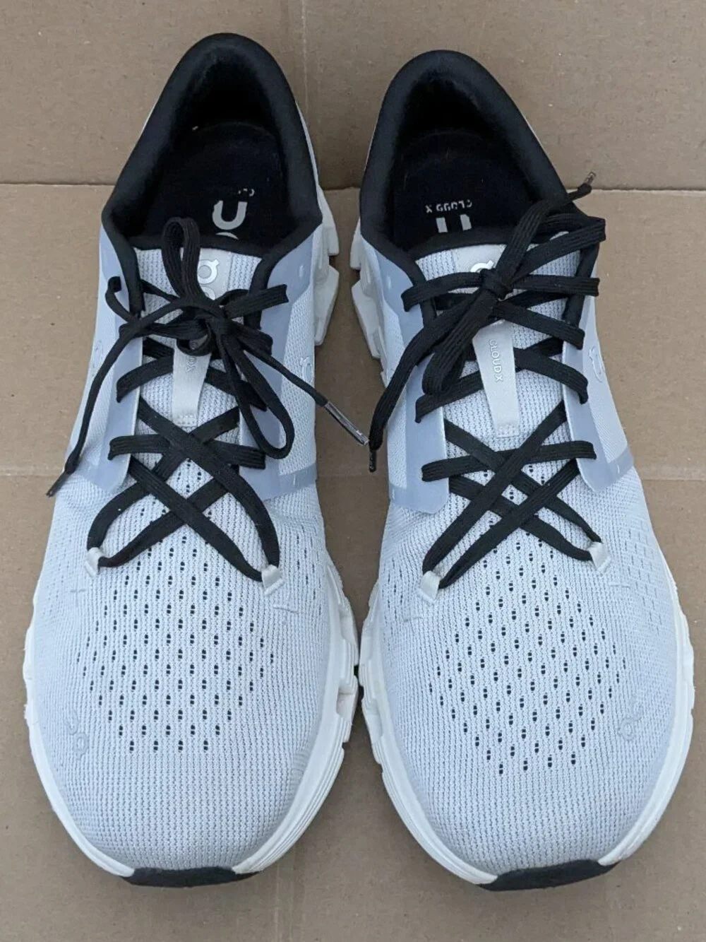 On Men's Sneaker Cloud X 4 3ME30041147 Glacier | Stone Size 14  . - Picture 4 of 15